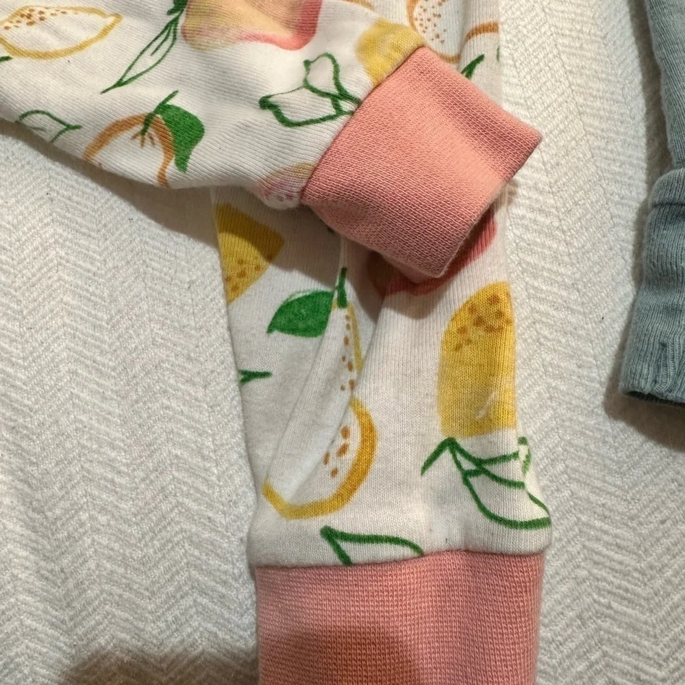 Burt’s Bees and Old Navy Bundle Three Toddler Pajamas 4T  100% cotton
